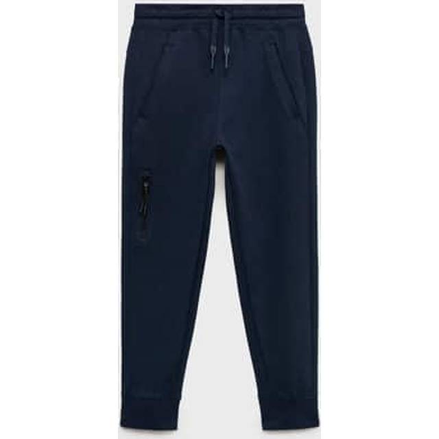 Mango Kids' Zip Drawstring Joggers