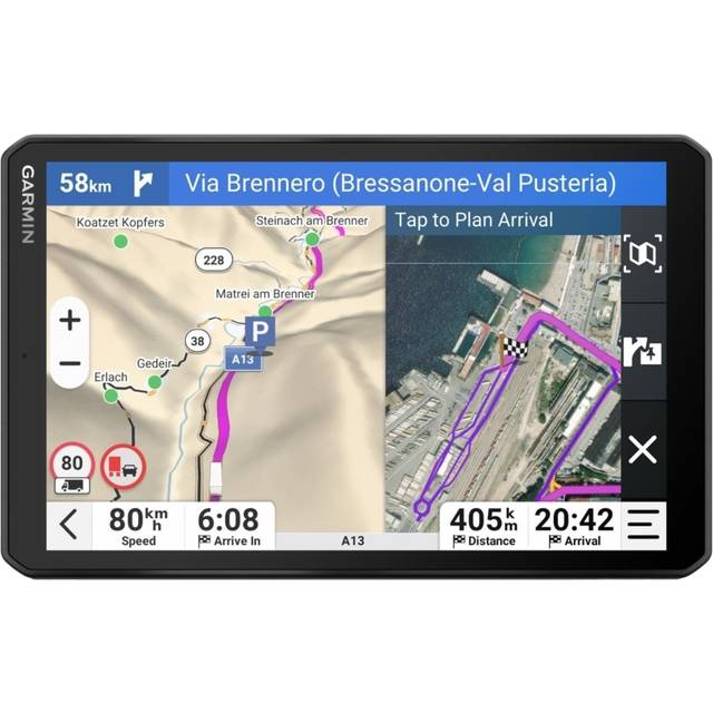 Garmin dēzl LGV820, HGV GPS till lastbil, EU kartor