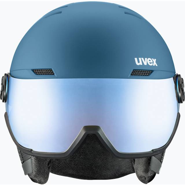 uvex wanted visor, Skidhjälmen unisex, stone blue matt, 59-61 cm