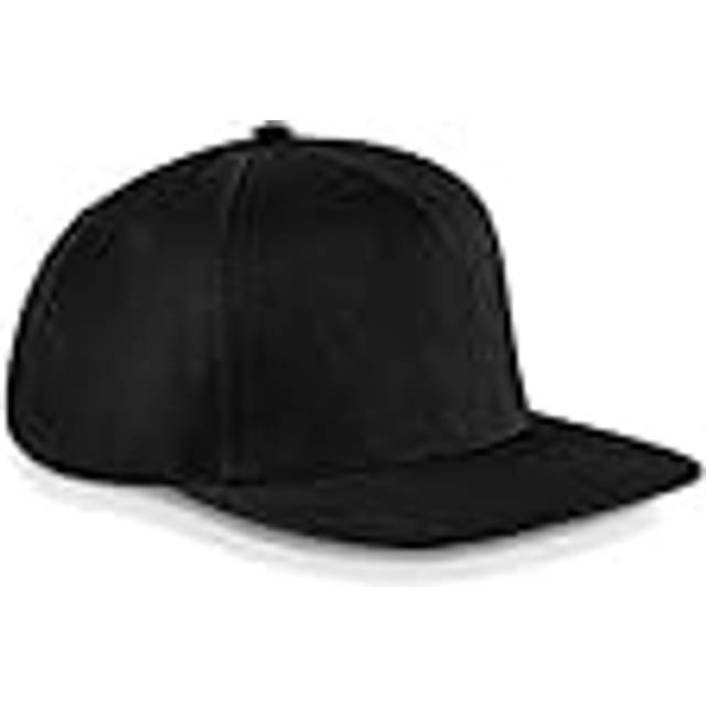 Beechfield Original Flat Peak Snapback One Size Black/Black/Black - black/black/black
