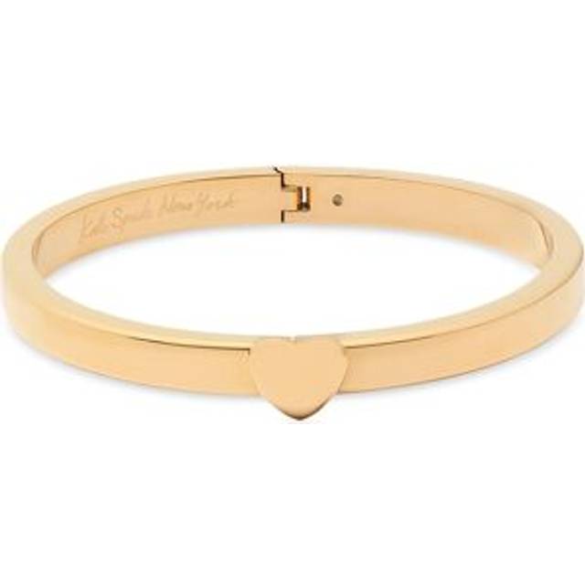 kate spade new york Polished Heart Bangle, Gold