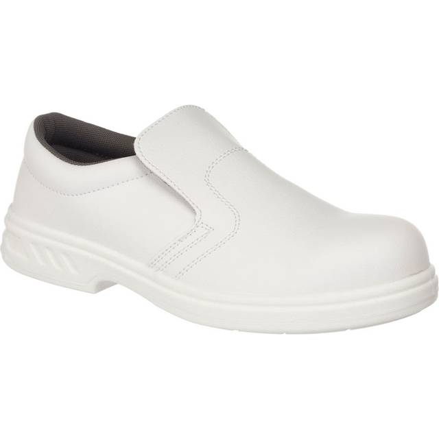 Portwest Steelite Slip On Safety Shoe S2 FW81 Colour: White, Size: UK