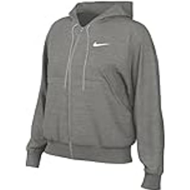Nike Sportswear Phoenix Fleece Women's Oversized Full-Zip Hoodie - Grey - Cotton/Polyester - XS Tall