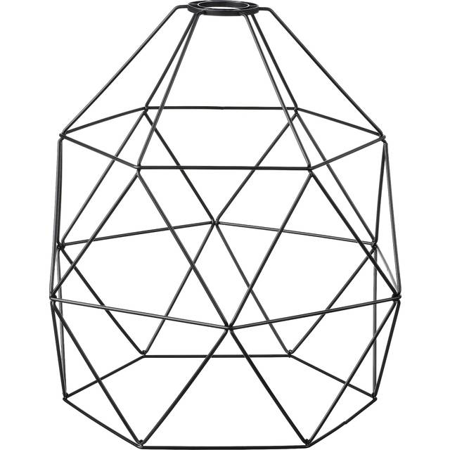 BRUNSTA taklampskärm, svart, 30 cm