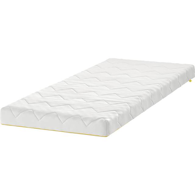 UNDERLIG Skummadrass för juniorsäng, vit, 70x160 cm
