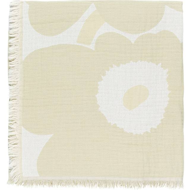 Marimekko Unikko pläd 150x220 cm Ecru - Beige