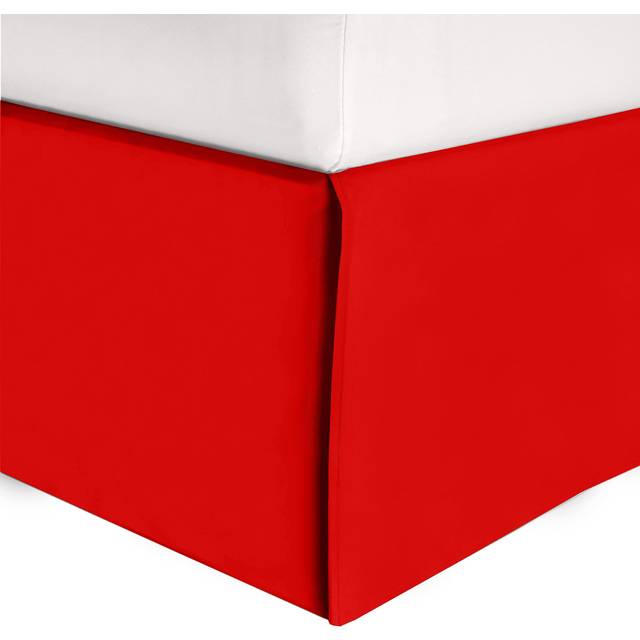 Elegant Comfort 1-Piece Solid Bed Skirt  1500 Premium Hotel Quality Microfiber  Minimalist Design with a Modern Look- Easy Care  Wrinkle and