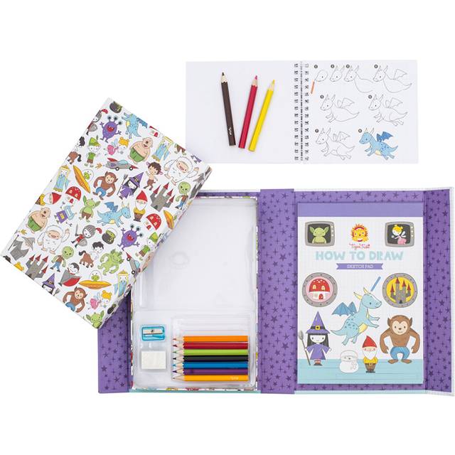 How To Draw (Fantasy) - 14 pcs Kids Drawing Set - Multi - One Size