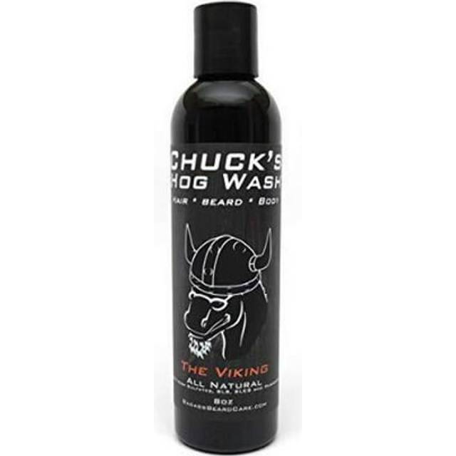 Chucks Hog Wash  All Natural Beard and Body Wash  The Viking Scent 8 oz  Leaves Your Beard Softer than its Ever Been and is Suitable for Daily Use