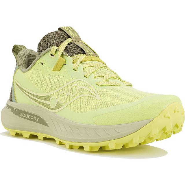 Saucony Peregrine 15 Terrängskor Dam 40½ - Perfekta för Offroad-löpning i Grönt