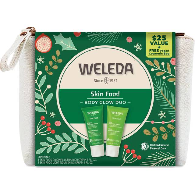 Weleda Skin Food Holiday Gift Set Body Glow Duo 1 Set