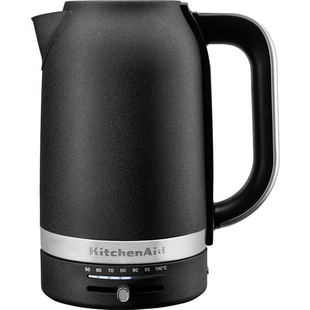 KitchenAid - Vattenkokare med temperaturkontroll 1,7 l cast iron black 5KEK1701EBK - Vattenkokare - Svart