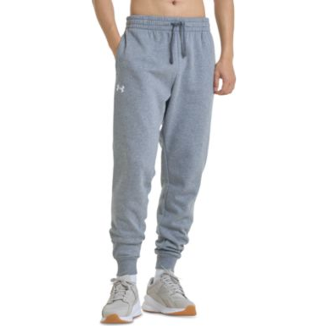 Under Armour Byxor Rival Fleece Joggers Castlerock Light Heather - CASTLEROCK LIGHT HEATHER (XXXXL)
