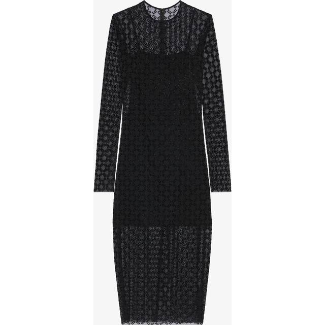Givenchy Women's Tulle Dress in Black | Size Small | BW225620H0 Color 008 (S)