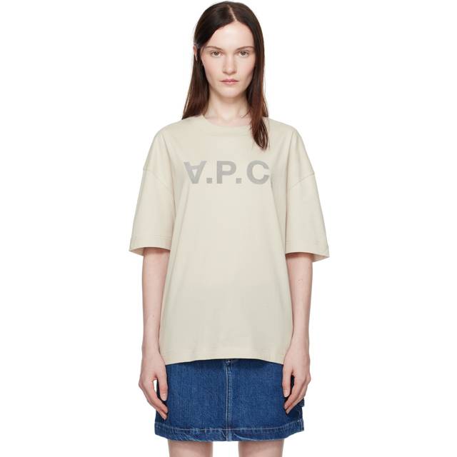 T-shirt A.P.C. Oversize Grand APC T-Shirt UNISEX Beige XXL (XXL)