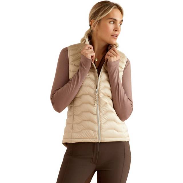 Women's Ideal Down Gilet in Iridescent Summer Sand, Size X-Large, by Ariat