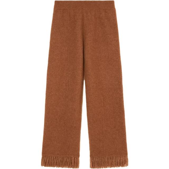 Alanui, Wide Trousers, female, Brown, XS, Alanui Trousers Camel
