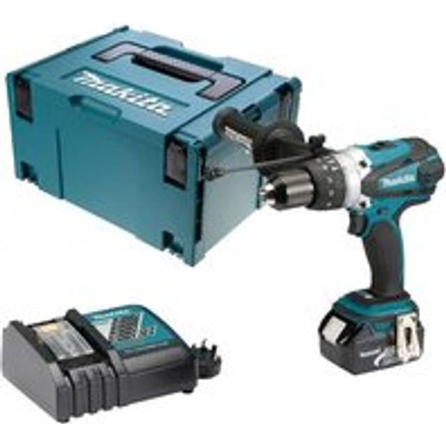 Makita DHP458RF LXT 18v Combi Hammer Drill - 1 Battery - Replaces BHP458