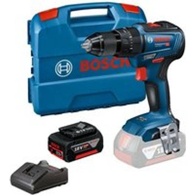 Bosch 18v GSB 18V-55 Brushless Combi Hammer Drill - 1 x 3.0ah Battery + L Case
