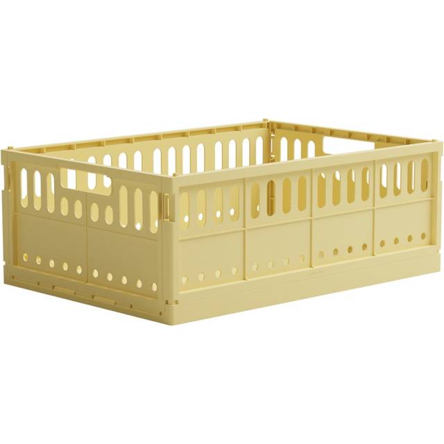 Made Crate - Made Crate Maxi - Lådor - lemon cream - W48 x L34 x H17 cm