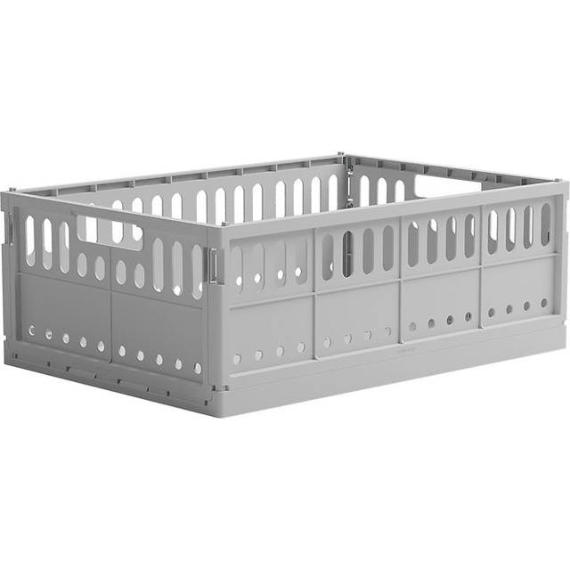 Made Crate - Made Crate Maxi - Lådor - misty grey - W48 x L34 x H17 cm