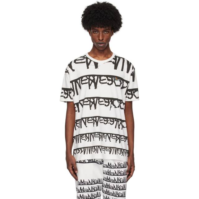 Vivienne Westwood White & Black Classic T-shirt - AW24-A303 - XS