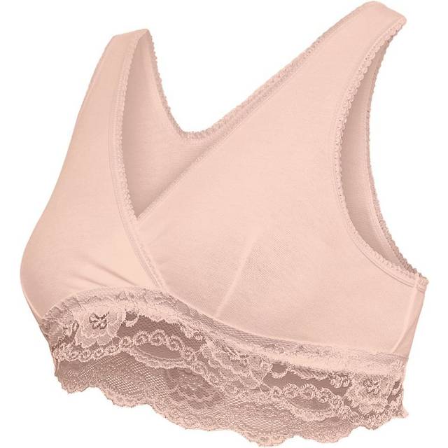 CARRIWELL Crossover Sleeping Nursing Bra |Beige |XL