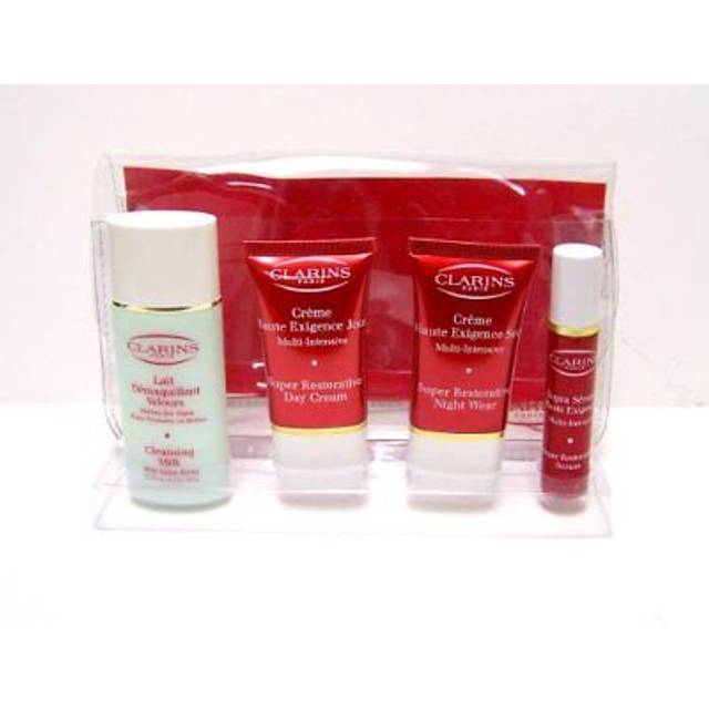 Clarins Men's Skin & Lotion Set (+ 4 Deluxe Types) Men's Soothing Toner 100ml / Men's Super Moisture 50ml (Gel, Balm) gel lotion