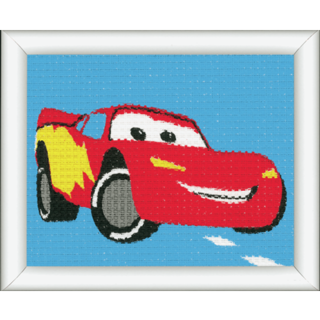 Vervaco tapestry kit: disney: lightning mcqueen