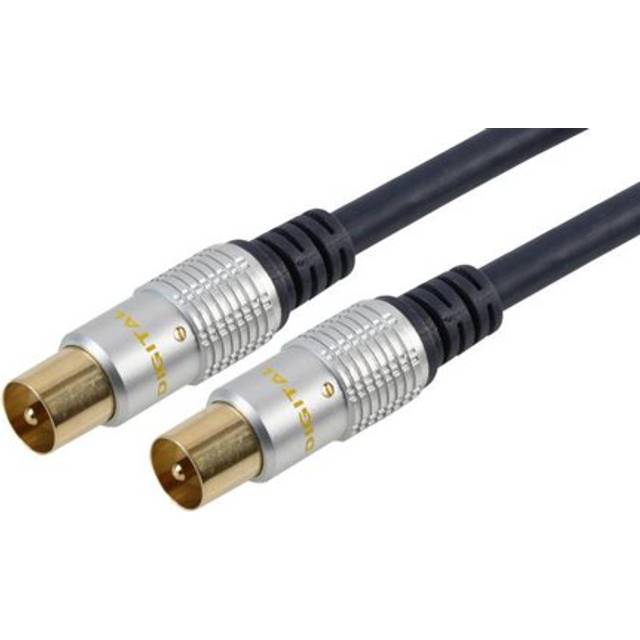 Pro Signal - Hq Fly Lead Coaxial Male To Male, 1m Blue