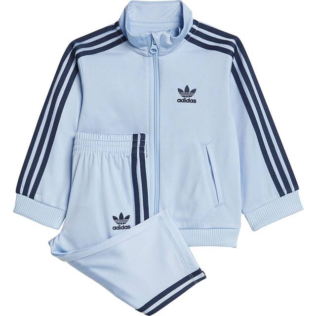 Adidas Firebird Unisex Tracksuits - Blue - Size: 12 - 18 Months - Poly Tricot - Foot Locker