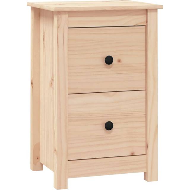 4 Drawer Bedside Table Individual/ - Natural (61.5cm H X 40cm W X 35cm D)