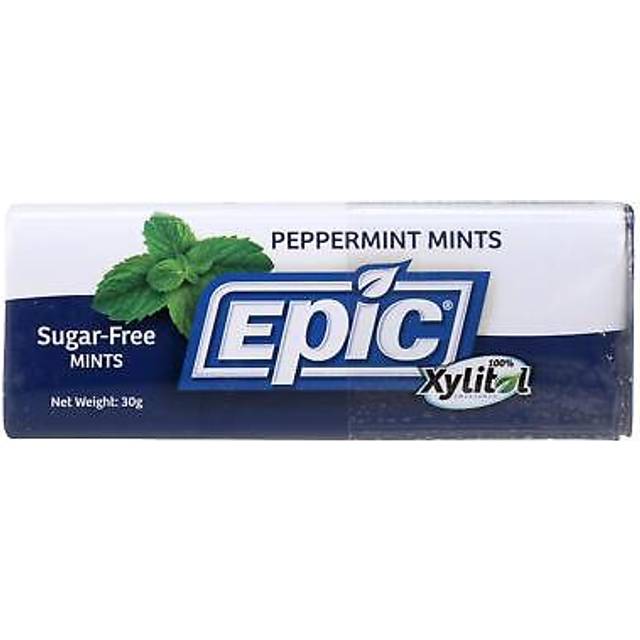 Epic Dental Xylitol Mints Sugar-Free Peppermint 60 Pieces