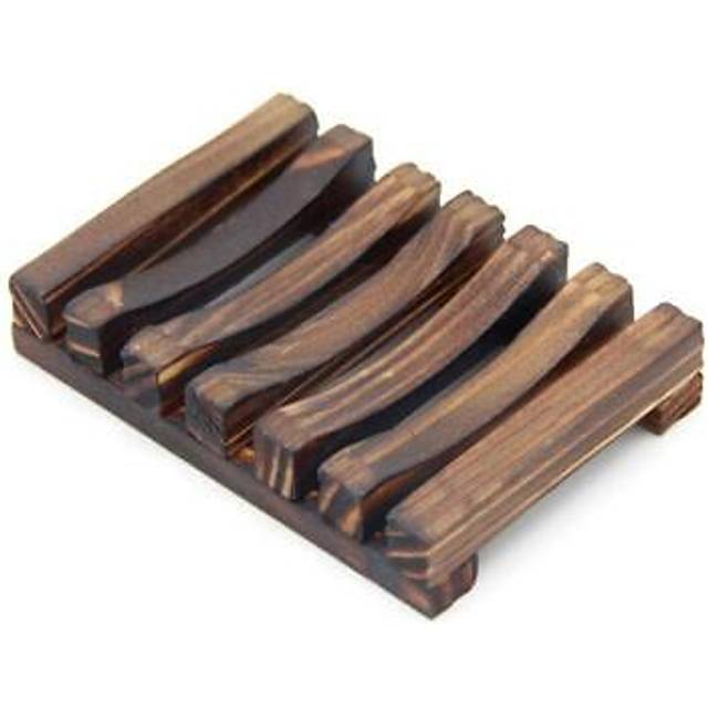 BVLJOY Wooden Soap Dish Bathroom Handmade Wood soap Holder (1pcs)