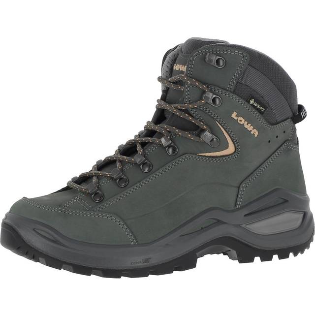 Lowa Womens Renegade EVO GTX Mid Wide (Blå (GRAPHITE/APRICOT) 41,5)