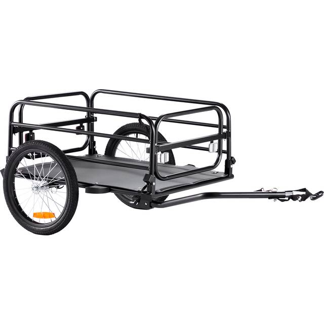 Vevor CGKHZHJG200B5HWMPV0 160 lbs Load Capacity Heavy-Duty Bicycle Wagon Cart Fits 22-28 in. Bike Wheels