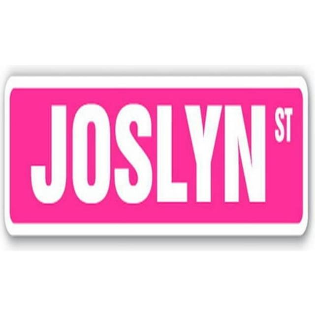 SignMission SS-JOSLYN 18 in. Joslyn Street Childrens Name Room Sign