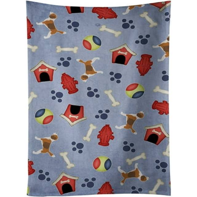 Caroline's Treasures BB3910KTWL Beagle Dog House Collection Kitchen Towel  25 x 15  Multicolor
