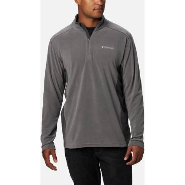 Columbia Men&#39;s Klamath Range  II Half Zip Fleece Pullover- - Grey (S)