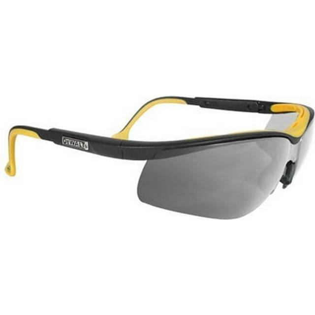 DEWALT DPG55-6D Dual Comfort Silver Mirror High Performance Protective Safety Glasses with Dual-Injected Rubber Frame and Temples