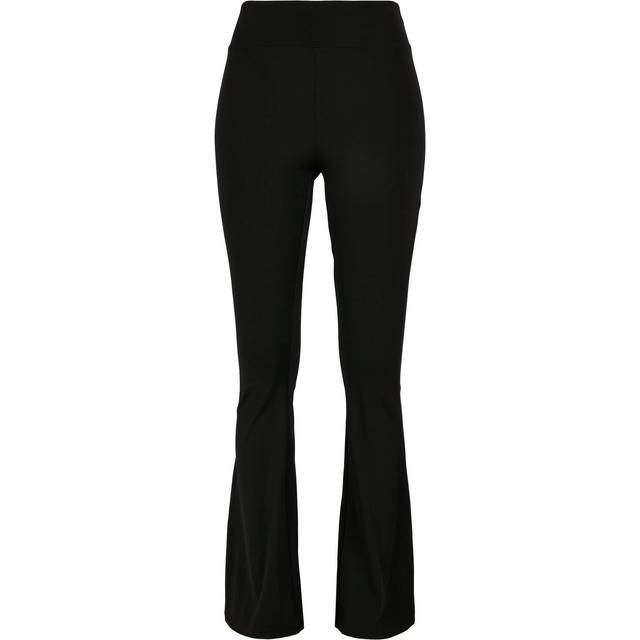 Pants Urban Classics Ladies Recycled High Waist Flared Leggings Black M (M)