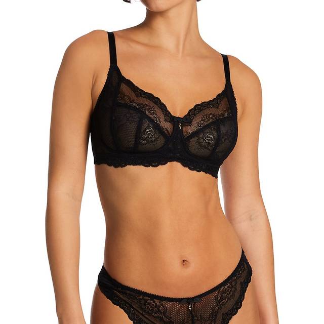Gossard Womens Superboost Lace Wireless Bra - Black Polyamide - Size 36F