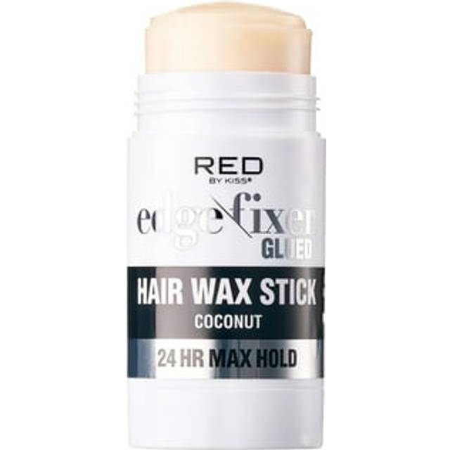 Red by Kiss Hair Wax Stick 24HR Max Hold Edge Fixer Edge Control Pomade Non-Sticky  Non-Oily Flake Free Hair Styling Wax (Coconut)