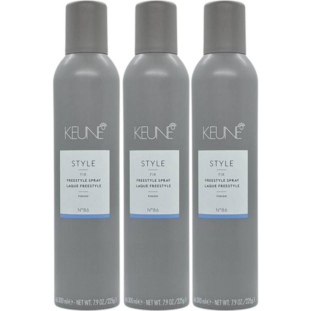 Keune Style Fix Freestyle Spray Laque Finish 7.9 Oz (Pack of 3)