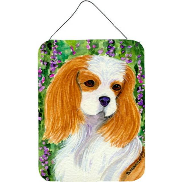 """""Caroline's Treasures SS1006DS1216 Cavalier Spaniel Aluminium Metal Wall or Door Hanging Prints  16"""""""" x 12""""""""  Multicolor"""""