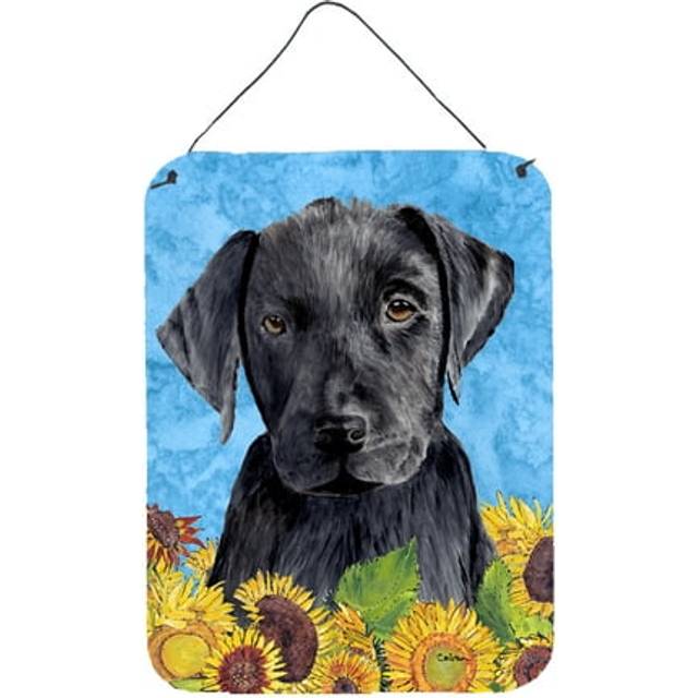"""""Caroline's Treasures SC9061DS1216 Labrador Aluminium Metal Wall or Door Hanging Prints  16"""""""" x 12""""""""  Multicolor"""""