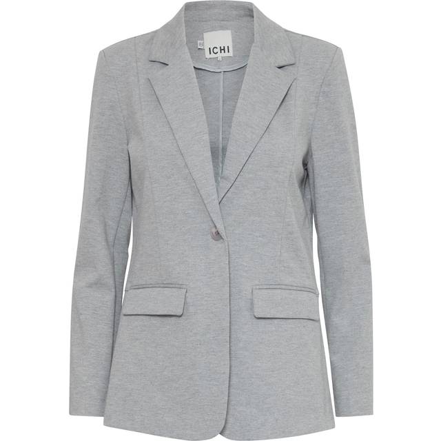 Women's long blazer Ichi Kate BL4 - Gris