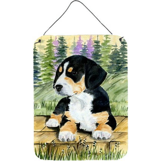 """""Caroline's Treasures SS8132DS1216 Entlebucher Mountain Dog Aluminium Metal Wall or Door Hanging Prints  16"""""""" x 12""""""""  Multicolor"""""