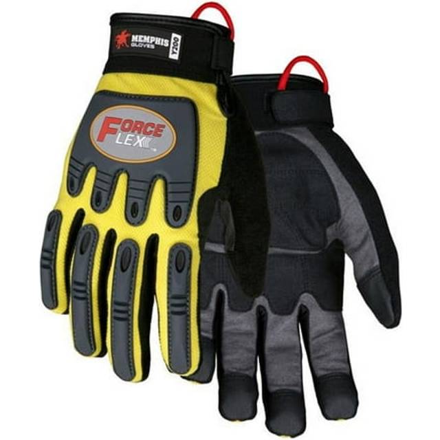 MCR 127-Y200M Forceflex Back Hand Tpr Padded Back Glove - Medium