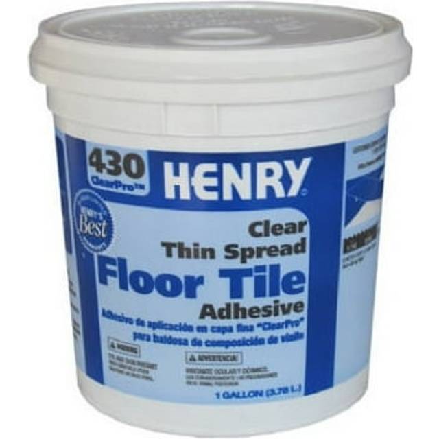 430 Thin-spread Floor Tile Adhesive, Clear, 1-gal. -12098